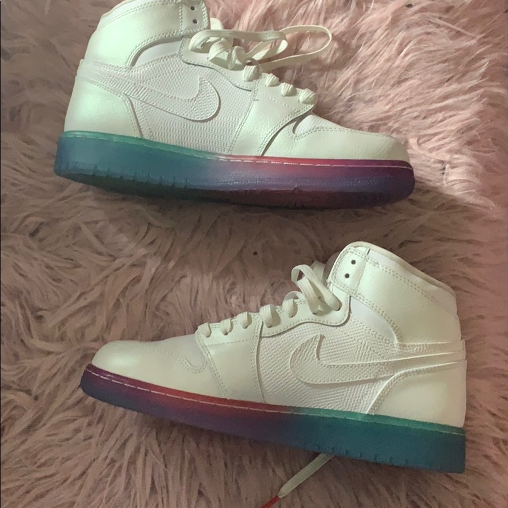 Jordan 1 high premium with ombre bottoms